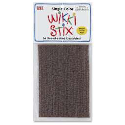 Wikki Stix - Pkg of 36, Brown, 6" - front of packaging