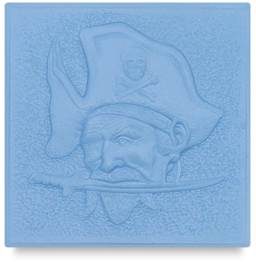 Metal Smith Mold - 4" x 4", Pirate
