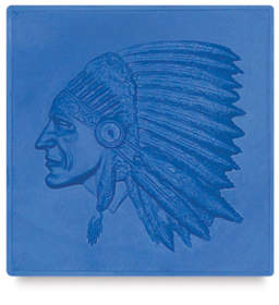 Metal Smith Mold - 4" x 4", Indian Chief