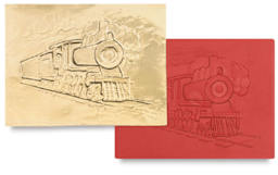 Metal Smith Molds - Top view of Locomotive Mold
