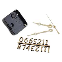 Walnut Hollow 3-Piece Clock Movement Kits - For 3/8" Surface showing back of motor