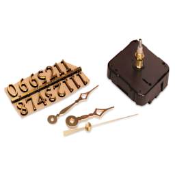 Walnut Hollow 3-Piece Clock Movement Kits - For 3/4" Surface contents
