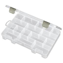 ArtBin Solutions Box - Four Compartments, Medium (top view of open box, showing compartments)