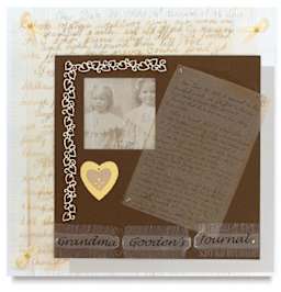 Jacquard ExtravOrganza Digital Textile - Finished printed Journal Cover shown