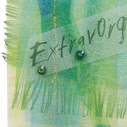 Jacquard ExtravOrganza Digital Textile - Closeup of finished effect