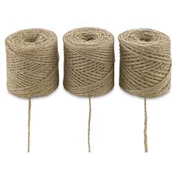 Frank Winne and Son Jute Twine - 3 Balls of twine with ends hanging