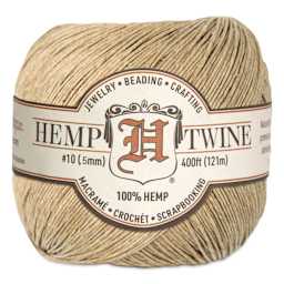 Hemptique Hemp Twine - 0.5 mm, 400 ft