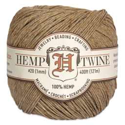 Hemptique Hemp Twine - 1 mm, 400 ft
