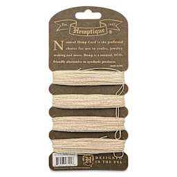 Hemptique Hemp Thread Card - back of card