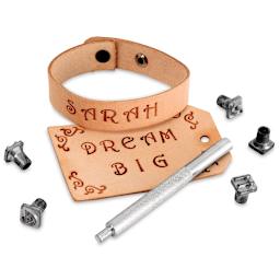 Realeather Leather Tooling Sets - Finished examples of tooled leather projects
