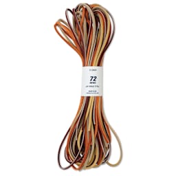 Realeather Suede Lace - 1/8" x 6 ft, Assorted Laces, Set of 12