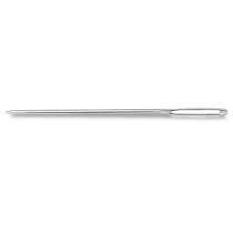 Realeather Leather Stitching Needles - Single needle shown horizontally