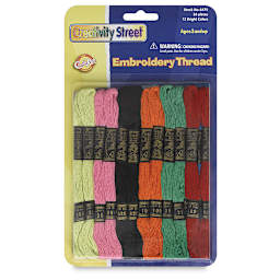 Creativity Street Embroidery Floss Set - front of package shown