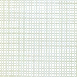 Colorful Plastic Canvas - 10-1/2" x 13-1/2", White (Close-up of canvas)