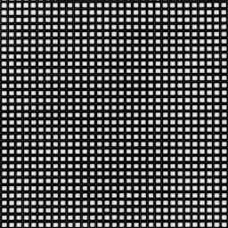 Colorful Plastic Canvas - 10-1/2" x 13-1/2", Black (Close-up of canvas)