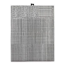 Colorful Plastic Canvas - 10-1/2" x 13-1/2", Black