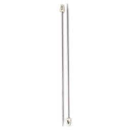 Susan Bates Silvalume Single Point Knitting Needles - Pkg of 2, 10", Size 6