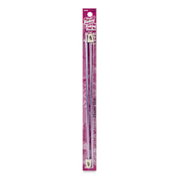 Susan Bates Silvalume Single Point Knitting Needles - Pkg of 2, 10", Size 6 - Pkg of 2, 10", Size 6 - front of packaging