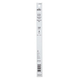 Susan Bates Silvalume Single Point Knitting Needles - Pkg of 2, 10", Size 8 - back of packaging
