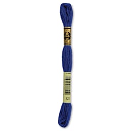 DMC Cotton Embroidery Floss - Very Dark Royal Blue, 8-3/4 yards
