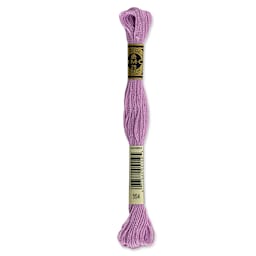 DMC Cotton Embroidery Floss - Light Violet, 8-3/4 yards (Front of label)
