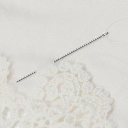 Dritz Ball Point Hand Needles single needle in doily