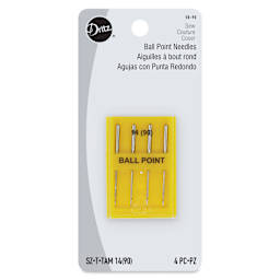 Dritz Ball Point Machine Needles - Size 14, Pkg of 4 front of packaging