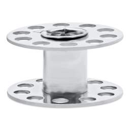 Dritz Class 15 Bobbin, Metal, side of bobbin