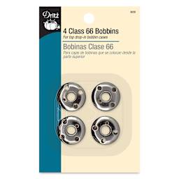 Dritz Class 66 Bobbins - Pkg of 4 front of packaging