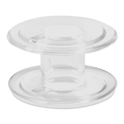 Dritz Class 15 Bobbins - Plastic, Pkg of 4 side of bobbin
