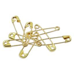 Dritz Safety Pins - Brass, Size 0, Pkg of 15