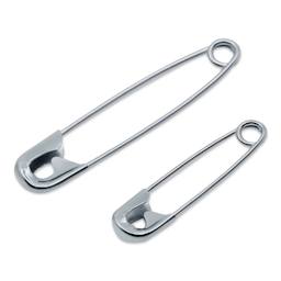 Dritz Safety Pins - Nickel, Assorted Sizes, Pkg of 10 one pin of each size