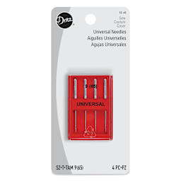 Dritz Universal Machine Needles - Size 9, Pkg of 4 front of packaging