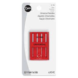 Dritz Universal Machine Needles - Size 16, Pkg of 4 front of packaging