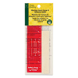 Dritz Machine Seam Gauge & Adhesive Guide - front of packaging