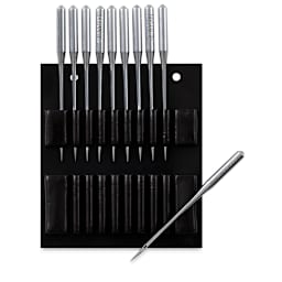 Sewing Needles - Open Package of Sewing Machine needles with one removed