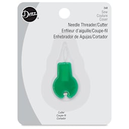 Dritz Needle Threader and Cutter, front of the packaging
