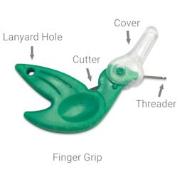 Dritz Hummingbird Needle Threader - components