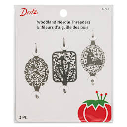 Dritz Woodland Needle Threaders - Set of 3 - front of packaging
