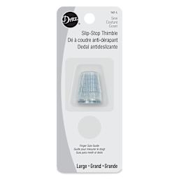 Dritz Slip-Stop Thimble - Large front of packaging