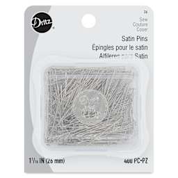 Dritz Satin Pins - Pkg of 400, front of the packaging