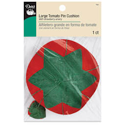 Dritz Tomato Pin Cushion - 4" front of packaging
