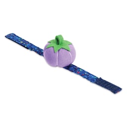Dritz Tomato Wrist Pin Cushion - Violet out of packaging