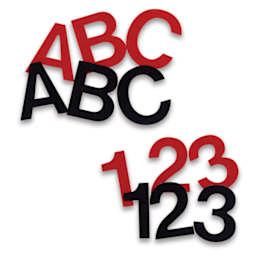 Stick-It Felt Letters and Numbers