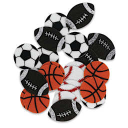 Stick-It Felt Sports, 24 Pieces