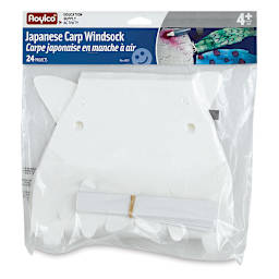 Roylco Japanese Carp Windsock - Front of package of 24 