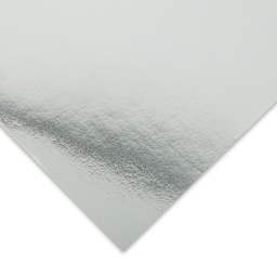 Grafix Metallic Foil Board - Corner of single Silver Board

