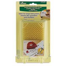 Clover Needle Felting Mats - Front of blister package of Large Felting Mat