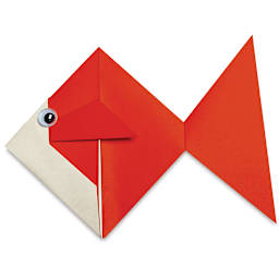 Finished art of Origami Fish