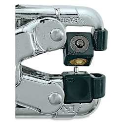 Crop-A-Dile - Closeup of punch mechanism showing adjustable die